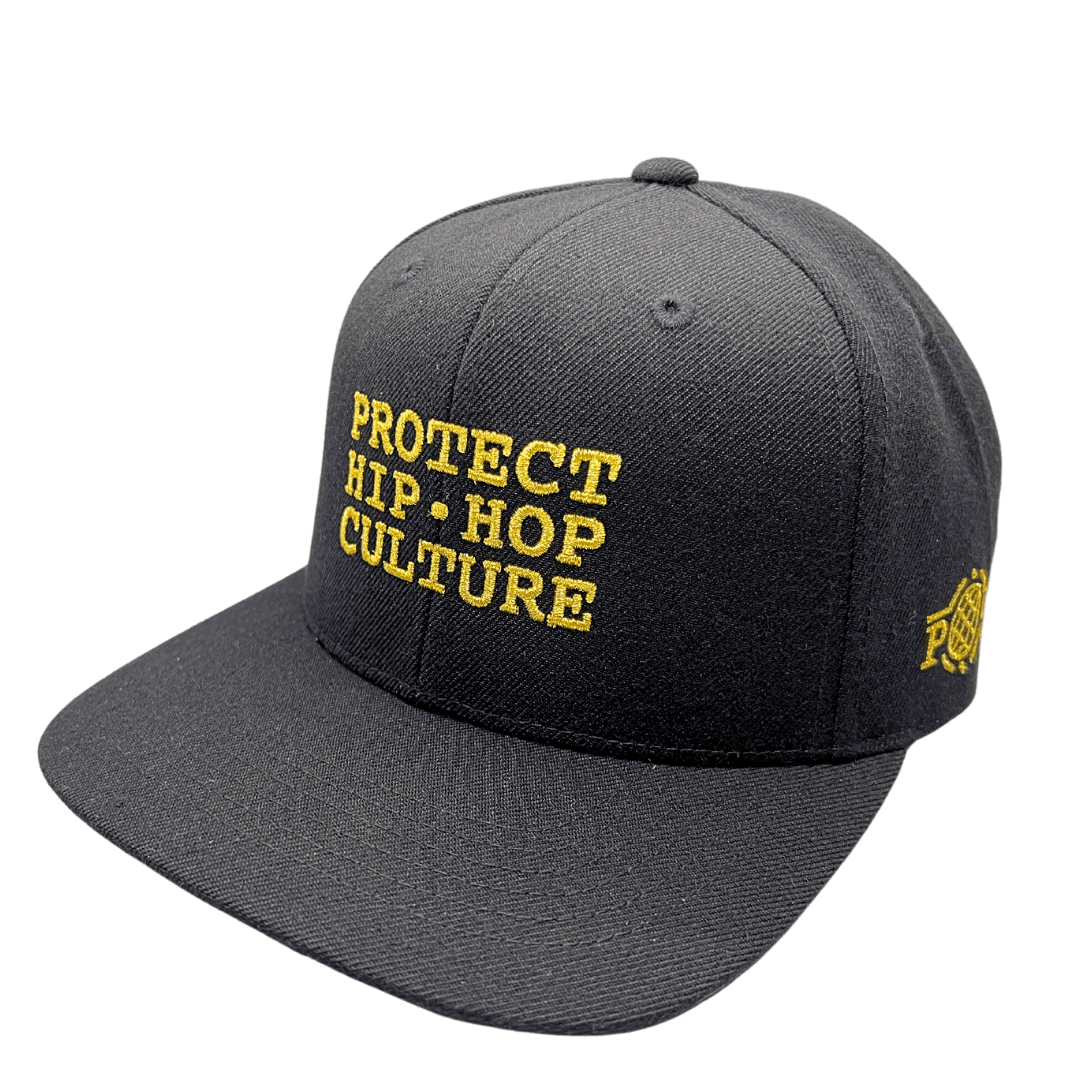 'Protect Hip Hop Culture' Snapback Black & Gold (50th Anniversary)